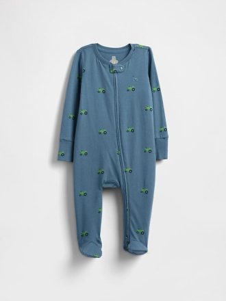 Baby First Favorites Jednoczęściowy śpioszek z organicznej bawełny ze stopkami