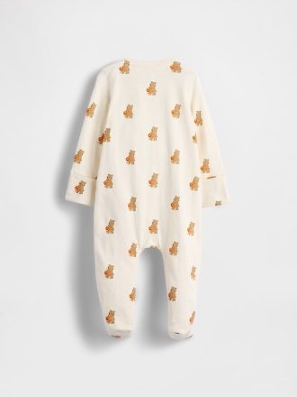 Baby First Favorites Jednoczęściowy śpioszek z organicznej bawełny ze stopkami