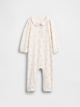 Baby Softspun Pointelle Jednoczęściowy bez stóp