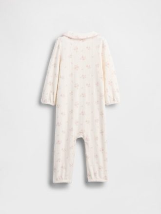 Baby Softspun Pointelle Jednoczęściowy bez stóp