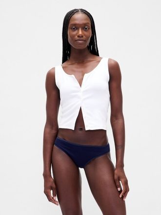 Bikini z organicznej bawełny stretch
