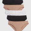 Bikini z organicznej bawełny stretch (5 sztuk)