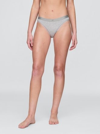 Bikini z organicznej bawełny z rozciągliwą grafiką