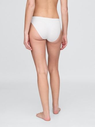 Bikini z organicznej bawełny z rozciągliwą grafiką