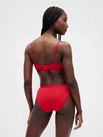 Bikini z organicznej bawełny z rozciągliwą grafiką