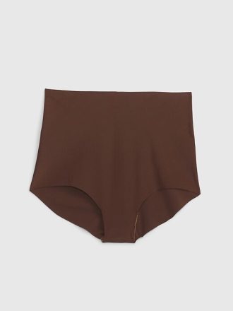 Bikini z wysokim stanem i bez nadruku