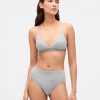 Bikini z wysokim stanem z organicznej bawełny stretch Bikini z wysokim stanem z organicznej bawełny stretch