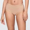 Bikini z wysokim stanem z organicznej bawełny stretch
