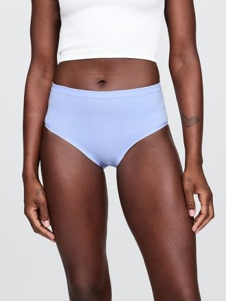 Bikini z wysokim stanem z organicznej bawełny stretch