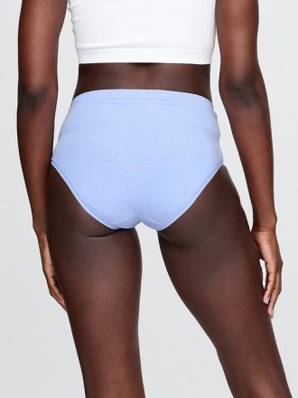 Bikini z wysokim stanem z organicznej bawełny stretch