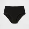 Bikini z wysokim stanem z organicznej bawełny stretch