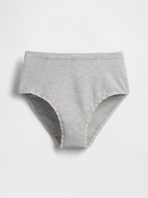 Bikini z wysokim stanem z organicznej bawełny stretch Bikini z wysokim stanem z organicznej bawełny stretch