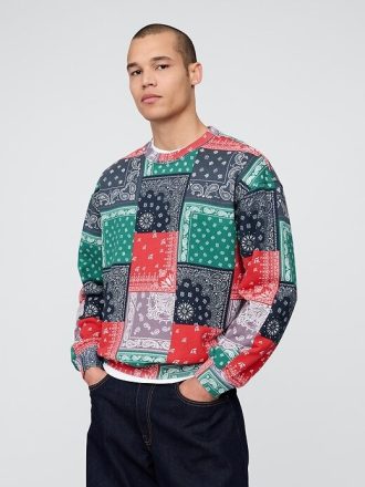 Bluza z bandaną o dużej wadze i rozmiarze oversize