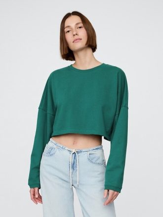 Bluza z grubego materiału French Terry