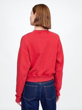 Bluza z grubego materiału frotté