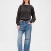Bluza z grubego materiału frotté raglan