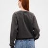 Bluza z grubego materiału frotté raglan