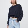 Bluza z grubej frotte z nadrukiem bąbelkowym