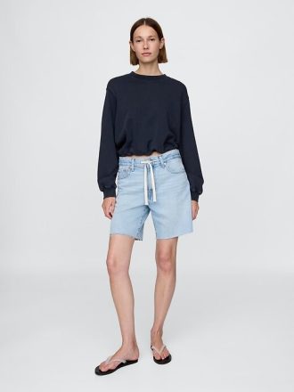 Bluza z grubej frotte z nadrukiem bąbelkowym