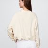 Bluza z grubej frotte z nadrukiem bąbelkowym