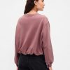 Bluza z grubej frotte z nadrukiem bąbelkowym