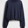 Bluza z grubej frotte z nadrukiem bąbelkowym