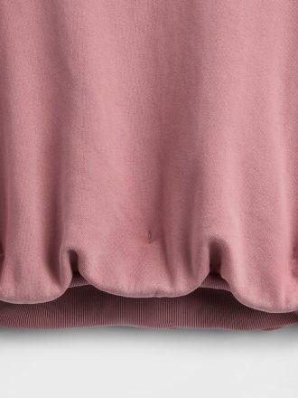 Bluza z grubej frotte z nadrukiem bąbelkowym