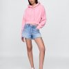 Bluza z kapturem French Terry Oversized Crop