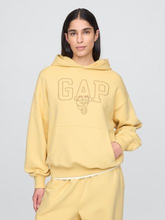 Bluza z kapturem Gap × Disney dla dorosłych z dużym logo