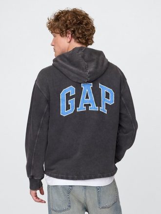 Bluza z kapturem Gap Heavyweight French Terry z logo