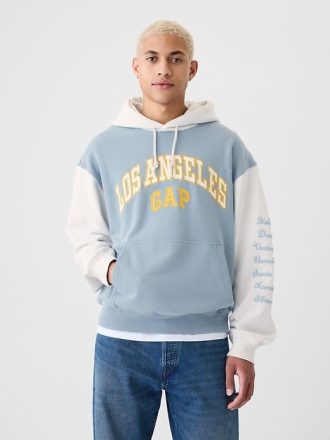 Bluza z kapturem Gap Los Angeles City z logo