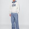 Bluza z kapturem Gap × Malbon dla dorosłych z grubej tkaniny frotte z logo