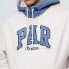 Bluza z kapturem Gap × Malbon dla dorosłych z grubej tkaniny frotte z logo