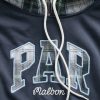 Bluza z kapturem Gap × Malbon dla dorosłych z grubej tkaniny frotte z logo