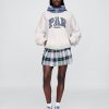 Bluza z kapturem Gap × Malbon dla dorosłych z grubej tkaniny frotte z logo