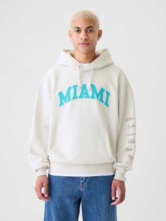 Bluza z kapturem Gap Miami City z logo