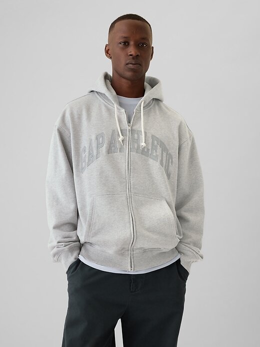 Bluza z kapturem Heavyweight Athletic Logo z zamkiem błyskawicznym Bluza z kapturem Heavyweight Athletic Logo z zamkiem błyskawicznym