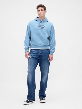 Bluza z kapturem i dużym logo
