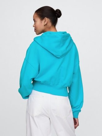 Bluza z kapturem i klinem z materiału French Terry Oversized