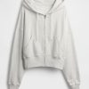 Bluza z kapturem i klinem z materiału French Terry Oversized