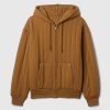 Bluza z kapturem pikowana z zamkiem błyskawicznym i podszewką waflową Bluza z kapturem pikowana z zamkiem błyskawicznym i podszewką waflową