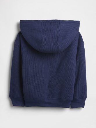 Bluza z kapturem termicznym i zamkiem błyskawicznym dla niemowląt i małych dzieci z podszewką Sherpa