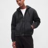 Bluza z kapturem UltraSoft Denim z podszewką Sherpa