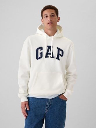 Bluza z kapturem VintageSoft Arch Logo dla dorosłych