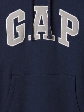 Bluza z kapturem VintageSoft Arch Logo dla dorosłych