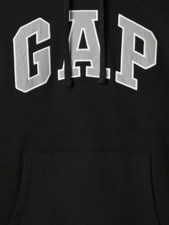 Bluza z kapturem VintageSoft Arch Logo dla dorosłych
