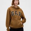 Bluza z kapturem VintageSoft Arch Logo dla dorosłych