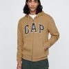 Bluza z kapturem VintageSoft Arch Logo na zamek dla dorosłych Bluza z kapturem VintageSoft Arch Logo na zamek dla dorosłych