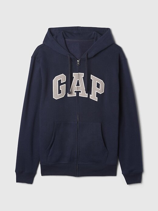 Bluza z kapturem VintageSoft Arch Logo na zamek dla dorosłych Bluza z kapturem VintageSoft Arch Logo na zamek dla dorosłych