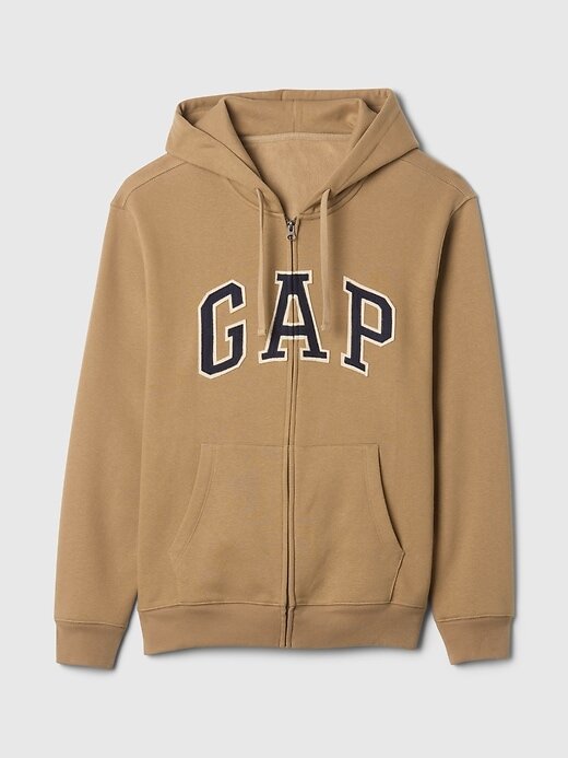 Bluza z kapturem VintageSoft Arch Logo na zamek dla dorosłych Bluza z kapturem VintageSoft Arch Logo na zamek dla dorosłych